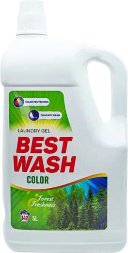 Best Wash Laundry Gel Color Forest Freshness 5 L