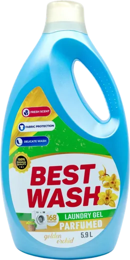 Best Wash Laundry Gel Parfumed Golden Orchid 5.9 L