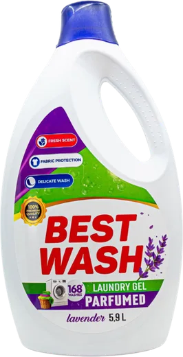 Best Wash Laundry Gel Parfumed Lavender 5.9 L