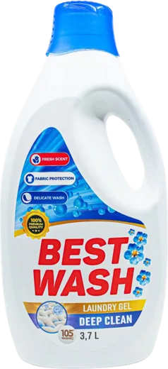 Best Wash Laundry Gel Premium Universal Deep Clean 3.7 L